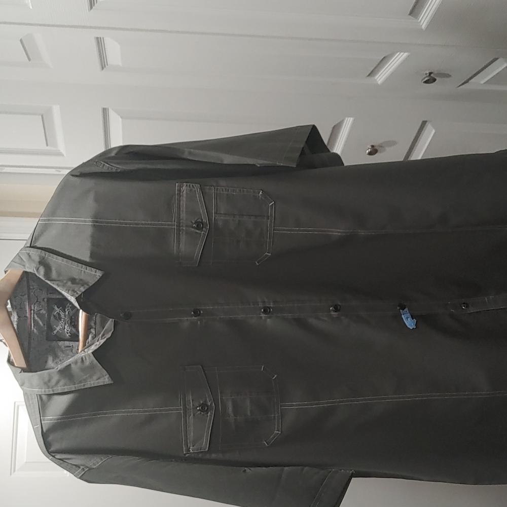 Drill Mens Shirt - Size 4XL - Grey